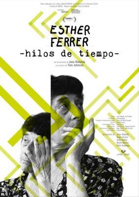 Poster for the film Esther Ferrer: hilos de tiempo